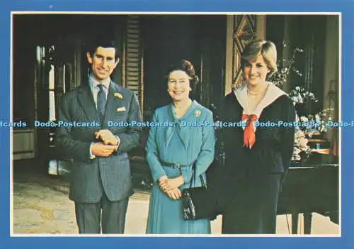 D241328 Königliche Familie Prinz von Wales und Queen Elizabeth und Lady Diana Spencer