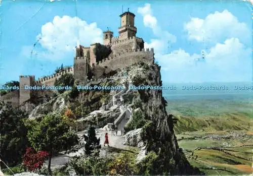 D241445 Blick auf die Burg auf dem Berg Antica e Premiata Ditta Cav Stab Graf