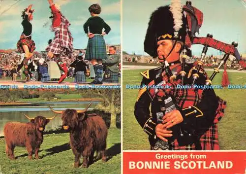 D241446 Grüße aus Bonnie Scotland E T W Dennis and Sons Ltd Photocolour Mul