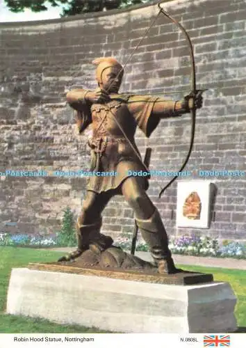D248766 Nottingham Robin Hood Statue E T W Dennis and Sons Ltd Photocolour