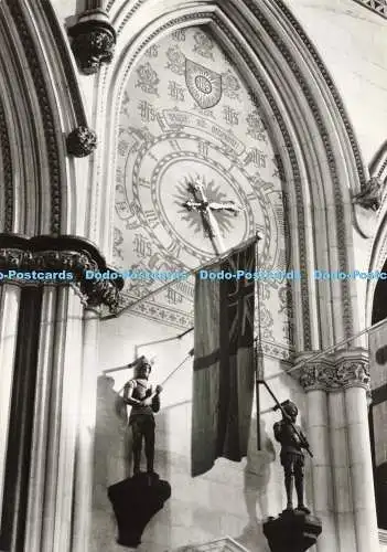 D246942 Yorkshire York Minster Uhr in North Transept A Gordon Fraser Karte Edwi