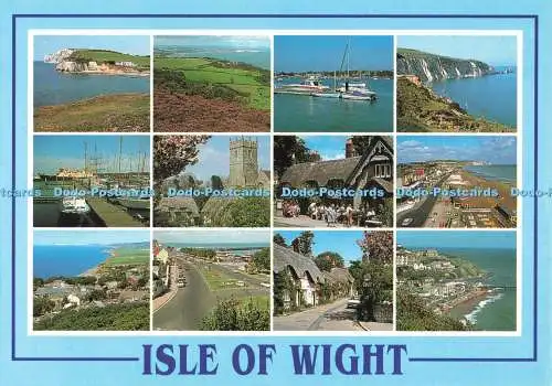 D247010 Isle of Wight Freshwater Bay Alaun Bridge Cowes Shanklin Old Village W J