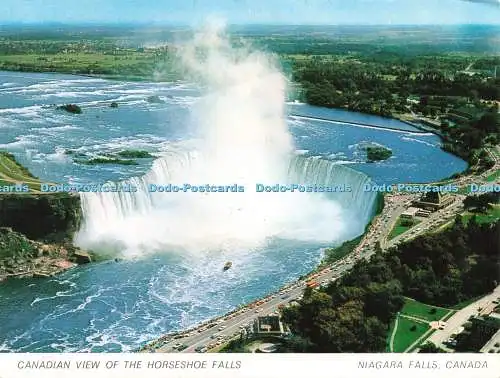 D244779 Canada Niagara Falls Canadian View of the Horseshoe Falls Color Tune