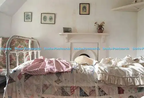 D241983 Dorset Hardy Geburtshaus Schlafzimmer im Hardy Geburtsort Dorset National Trus