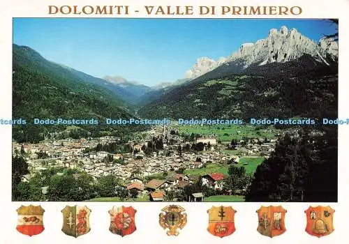 D249289 Dolomiti Valle di Primiero con il Gruppo delle Pale di S Martino Sebasti