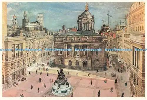 D247333 Liverpool The Town hall from Derby House Liverpool 84 International Gard