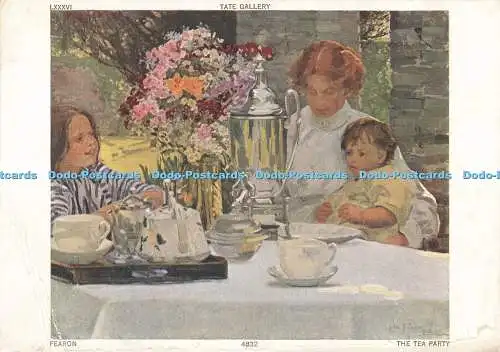 D245156 Tate Gallery The Tea Party Fearon Waterlow