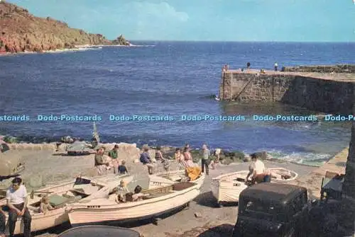 D242283 Cornwall Lamorna Cove The Jetty J Arthur Dixon Ltd 1976