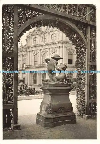 D249650 Würzburg Residenz Kaisersaalpavillon der Hofgartenseite Vorn Puttengruppe