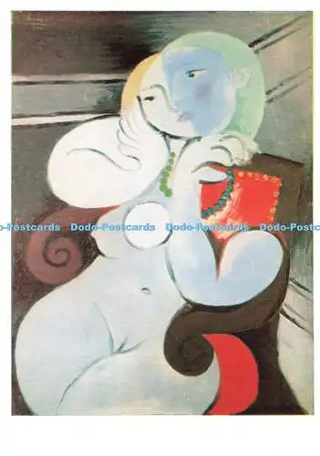 D245331 Tate Galley Nackte Frau auf rotem Sessel Pablo Picasso Henry Stone