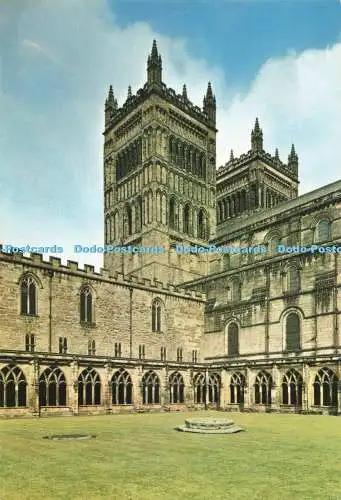 D249691 Durham Cathedral The Cloisters and West Towers Photo Precision Ltd