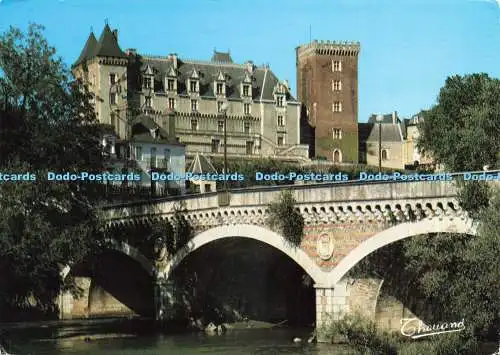 D242401 Pau Le Chateau et le Gave Thouand 1993