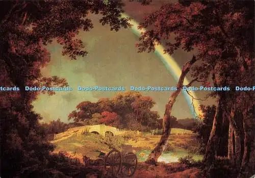 D242411 Derby Museen und Kunstgalerien Landschaft mit Regenbogenblick nahe Chester