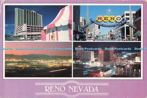 D242534 Reno Nevada Reno Tahoe Specialty Multi View 1986