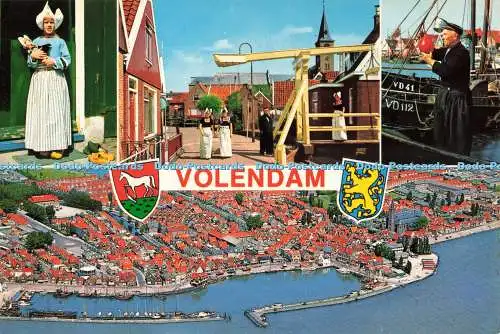 D247850 Volendam Holland Euro Farbkarten Multi View