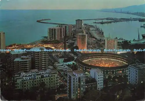 D247856 Malaga Costa del Sol Gesamtansicht bei Nacht 2010