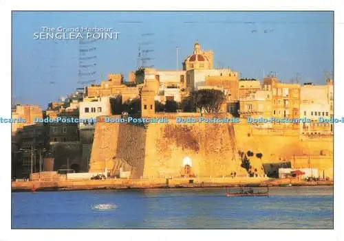 D249917 Malta Senglea Point The Grand Harbour von Valletta Click aus gesehen 2005