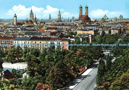 D247924 München Blick vom Maximilianeum der Stadt Manfred Huckauf