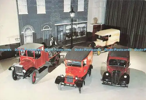D251090 Back 1921 Model T Ford Van 1922 Guy J 30 cwt 1935 Trojan 10 cwt Van Brit