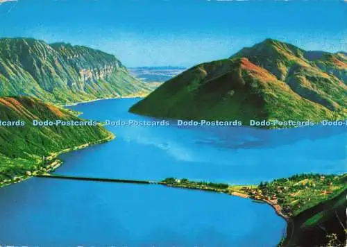 D251130 Lago di Lugano Ponte di Melide A Myr 1967
