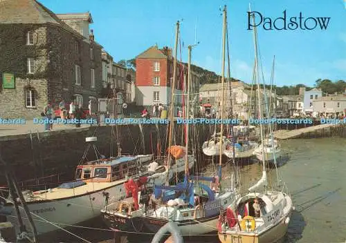 D251154 Padstow The Quay J Salmon Ltd Cameracolour 1991