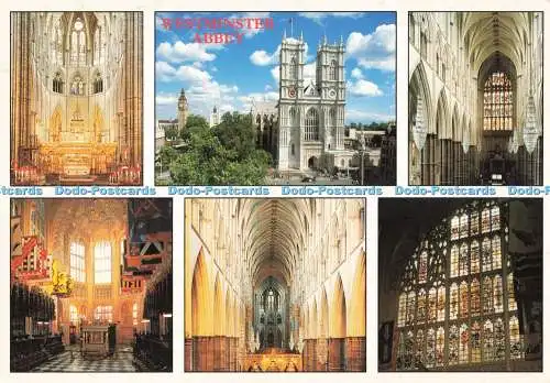 D251954 Westminster Abbey London Choir and Apse West Front Nave and Great West W