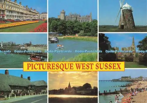 D252002 Picturesque West Sussex Arundel J Salmon Multi View