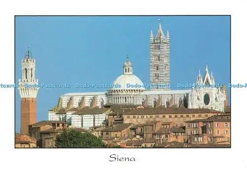D252210 Kathedrale von Siena und Mangia Turm Plurigraf