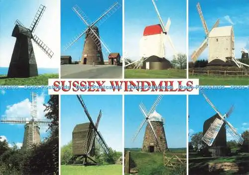 D252390 Sussex Windmills Shipley J Salmon Multi View