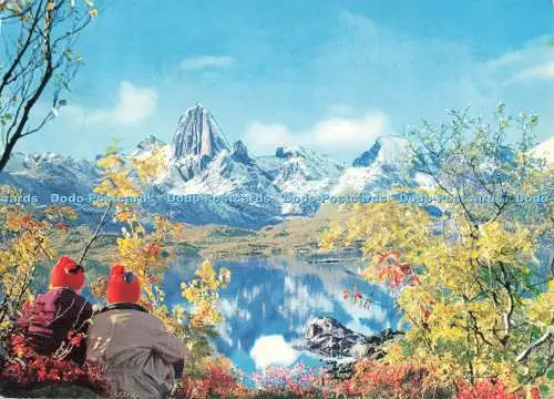D252443 Norwegen von Vesteralen mit Blick auf den Berg Raeka Aune 1969