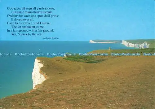 D252487 The Sussex Coast at the Seven Sisters J Salmon