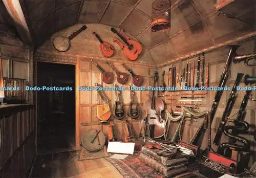 D252514 Worcestershire Snowshill Manor Broadway The Music Room J Arthur Dixon Pe