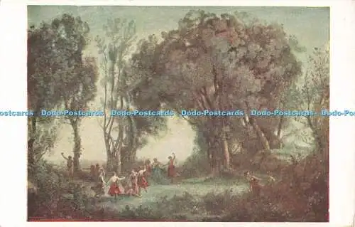 D256866 Musee du Louvre One Morning J B Corot Nomis Albert A Lampe