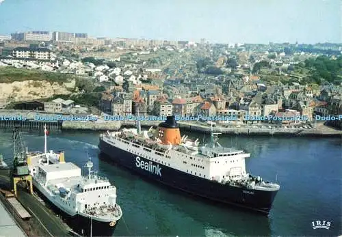 D255042 Dieppe En Avion Sur le Port La Cigogne P Viard