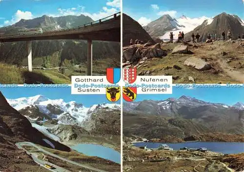 D259997 Gotthard Nufenen Susten Grimsel Photoglob AG Multi View