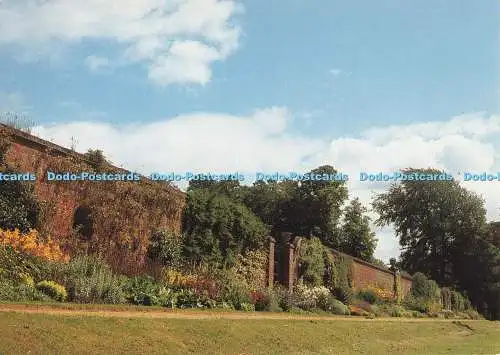 D262671 Surrey Polesden Lacey Dorking The Long Border Larkfield Printing P J Ken