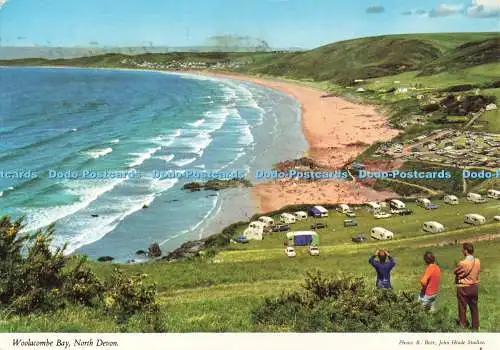 D257554 North Devon Woolacombe Bay John Hinde R Beer 1988
