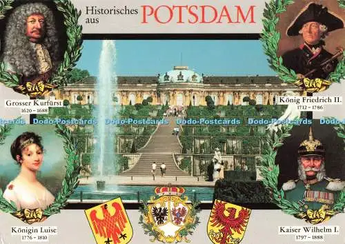 D260294 Historisches aus Potsdam Großer Kurfürst König Friedrich II Kunst und B