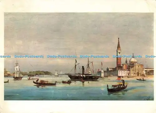 D263070 Venezia S Giorgio Maggiore e la Laguna di Giorno Museo d arte Moderna Ca