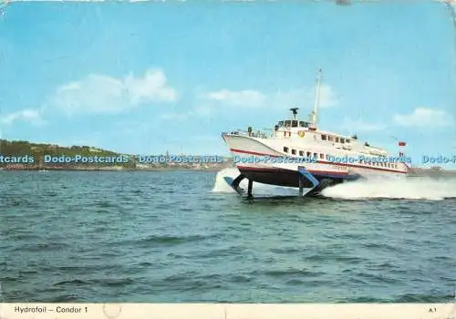 D257935 Tragflächenboot Condor 1 Guernsey Press E T W Dennis Gruts
