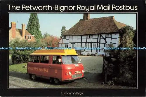 D258064 Sutton Village The Petworth Bignor Royal Mail Postbus Head Postmaster Ro