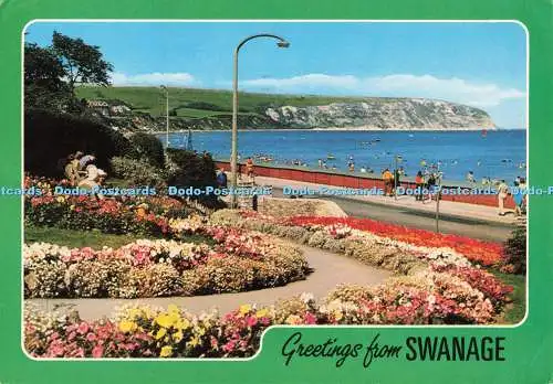 D260744 Grüße von Swanage J Salmon Ltd Cameracolour Multi View 1984