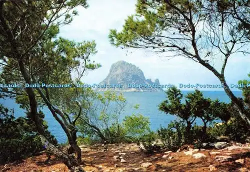 D261016 Ibiza Baleares Cala d Hort Im Hintergrund die Vedra A Campana y J Pui