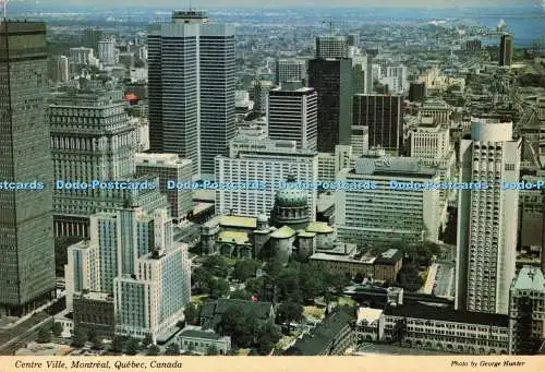 D261040 Montreal Quebec Vue Aerienne du Centre Ville Alex Wilson Publications