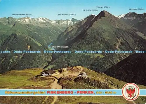 D261087 Penken Hohenwandergebiet Finkenberg Alpine Luftbild