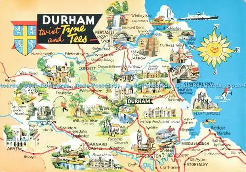 D258506 Durham Twist Tyne and Tees E T W Dennis