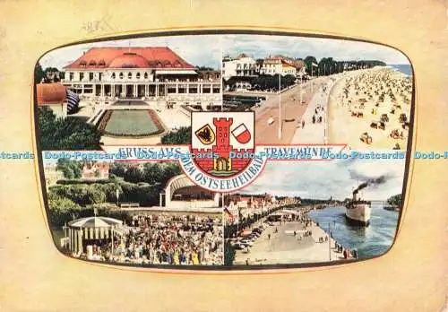 D263837 Gruss aus Dem Ostseeheilbad Travemünde Schoning Multi View
