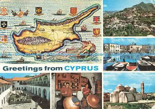 D261279 Grüße aus Zypern Mona Ltd Multi View 1987