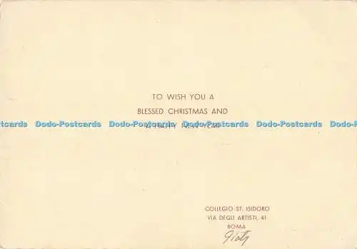 D261313 Roma Collegio St Isidoro Via Degli Artisti G Panatta