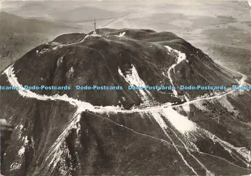 D261433 Le Sommet du Puy de Dome et sa Route Automobile vus d Avion Cap RP 1963